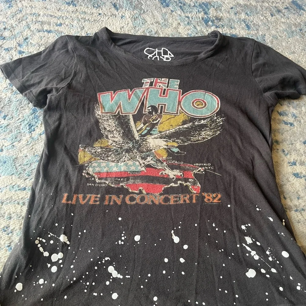 Chaser The Who Live in concert 82’ graphic tshirt medium - Picture 2 of 5